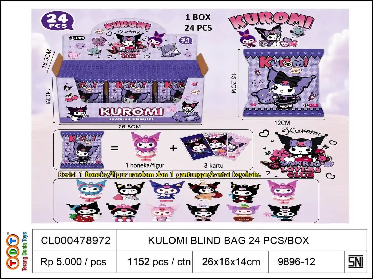 KULOMI BLIND BAG 24 PCS/BOX