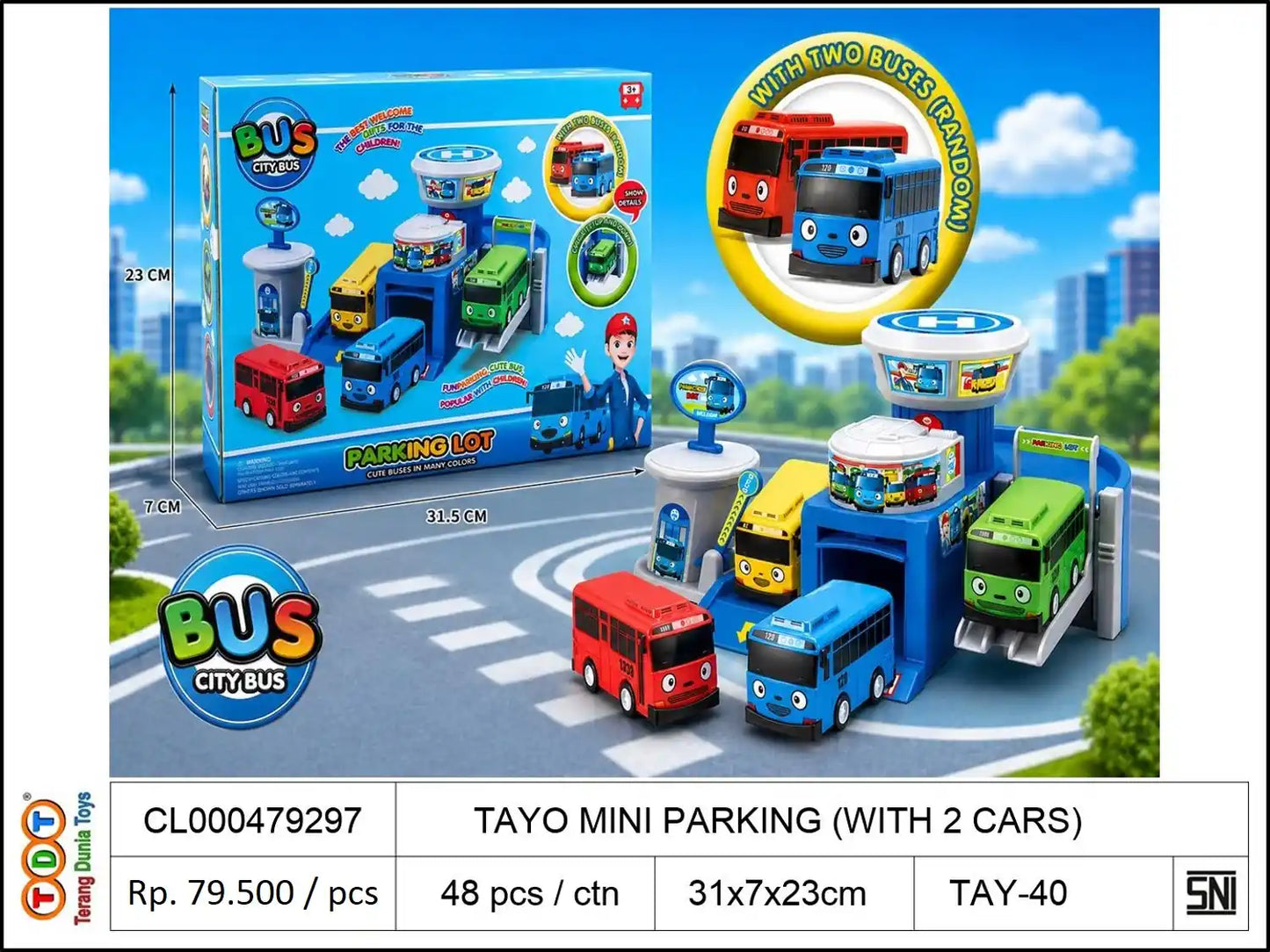 TAYO MINI PARKING (WITH 2 CARS)