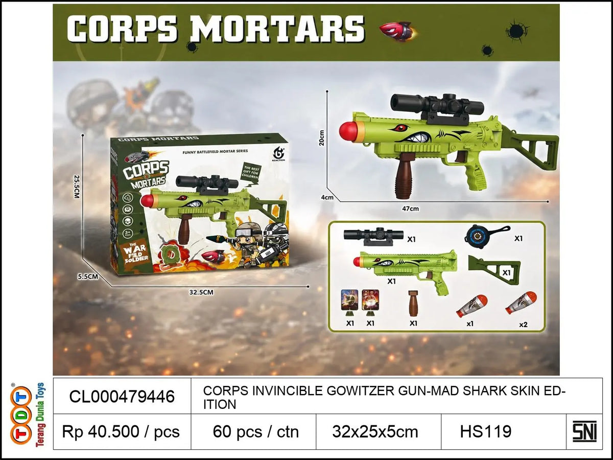 CORPS INVINCIBLE GOWITZER GUN-MAD SHARK SKIN EDITION
