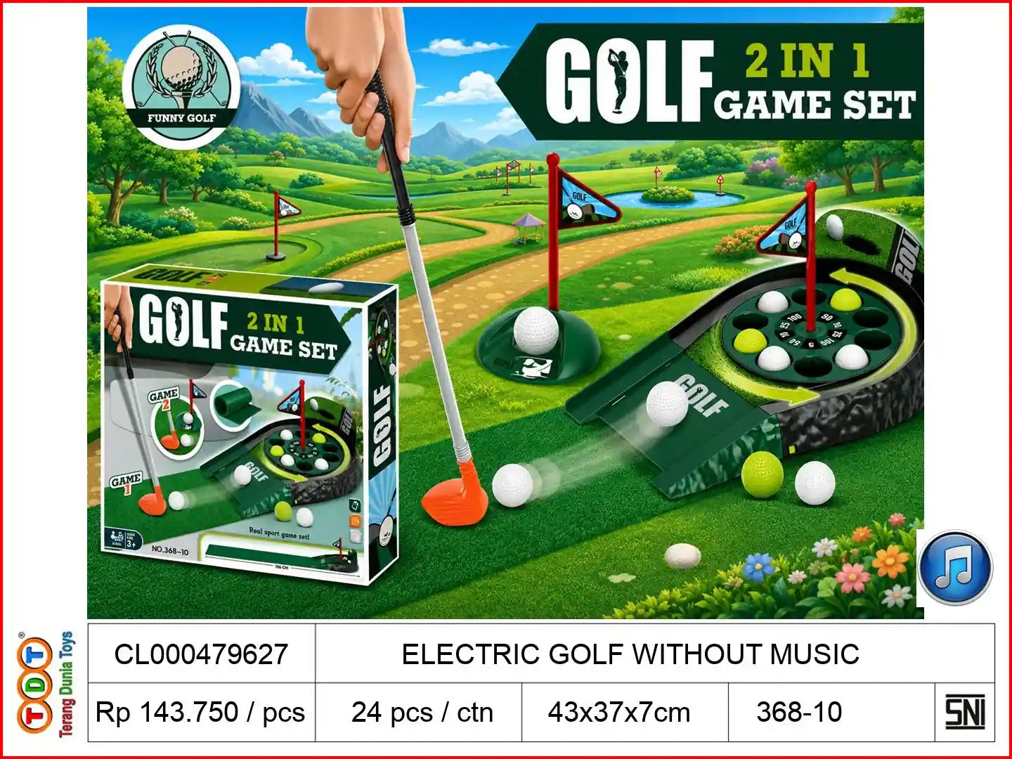 ELECTRIC GOLF WITHOUT MUSIC