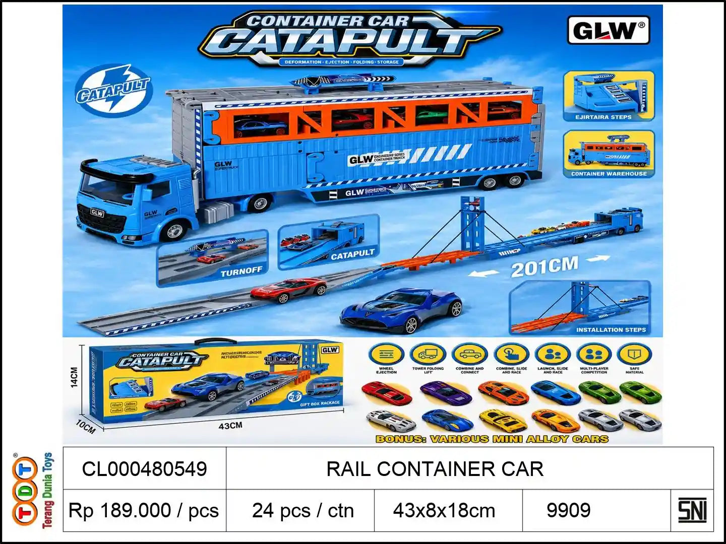 RAIL CONTAINER CAR
