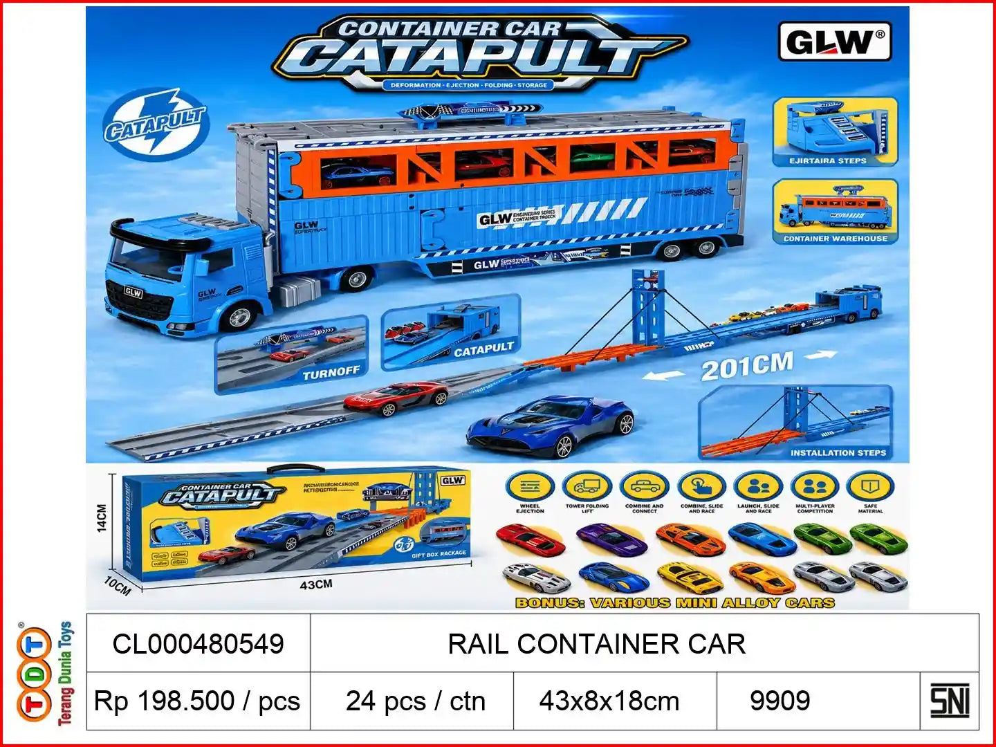 RAIL CONTAINER CAR