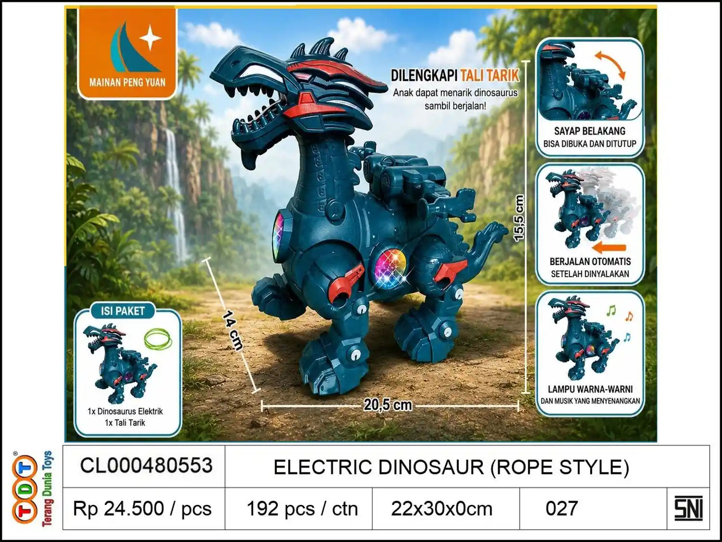 ELECTRIC DINOSAUR (ROPE STYLE)