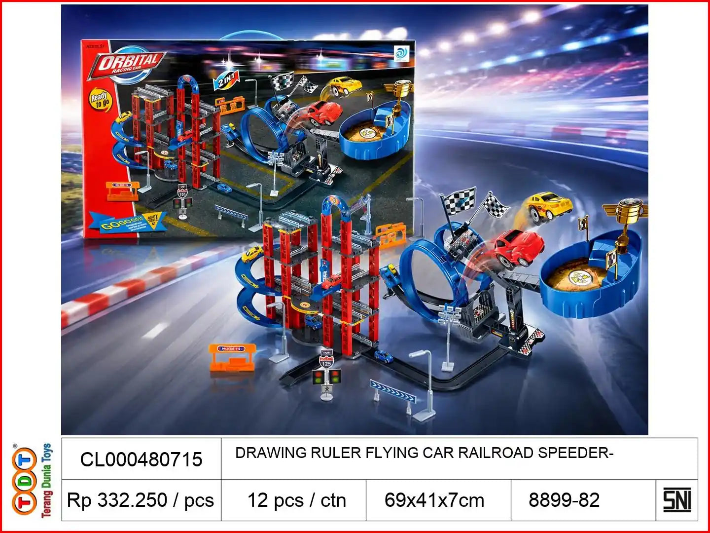 DRAWING RULER FLYING CAR RAILROAD SPEEDER