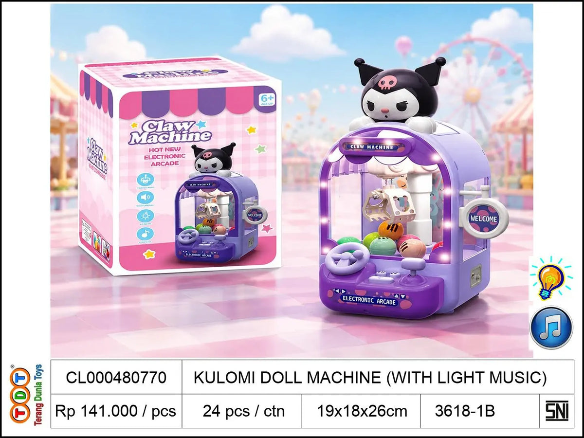 KULOMI DOLL MACHINE (WITH LIGHT MUSIC)
