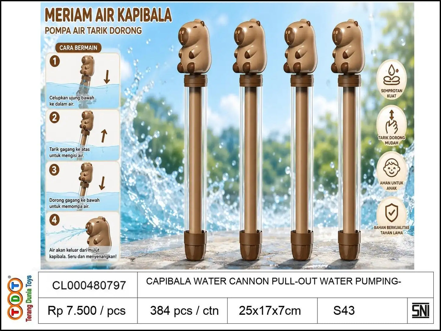 CAPIBALA WATER CANNON PULL-OUT WATER PUMPING