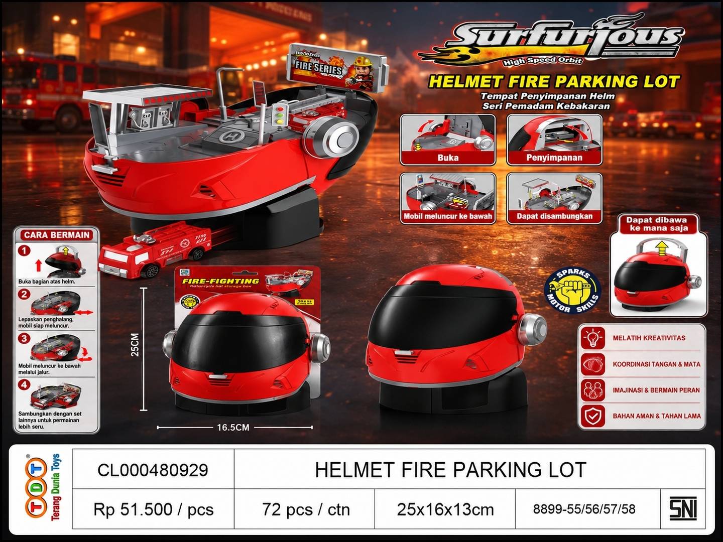 HELMET FIRE PARKING