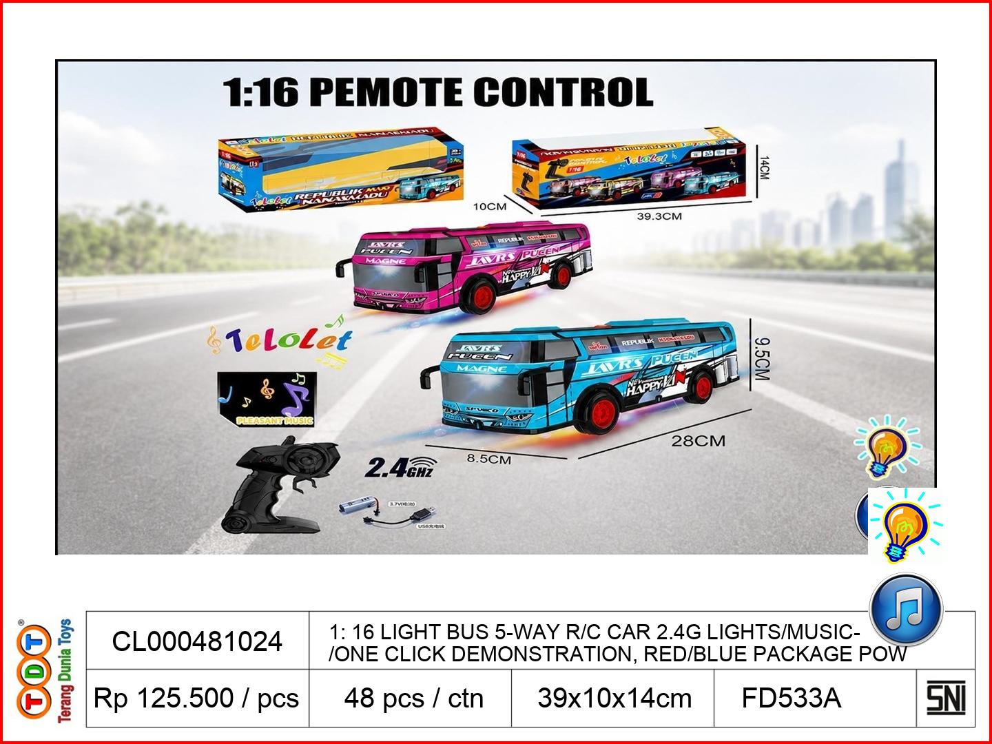 1: 16 LIGHT BUS 5-WA