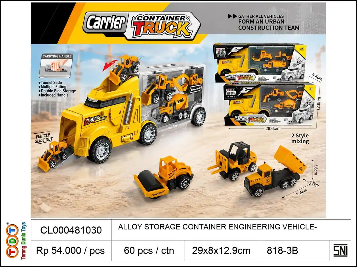 ALLOY STORAGE CONTAINER ENGINEERING VEHICLE