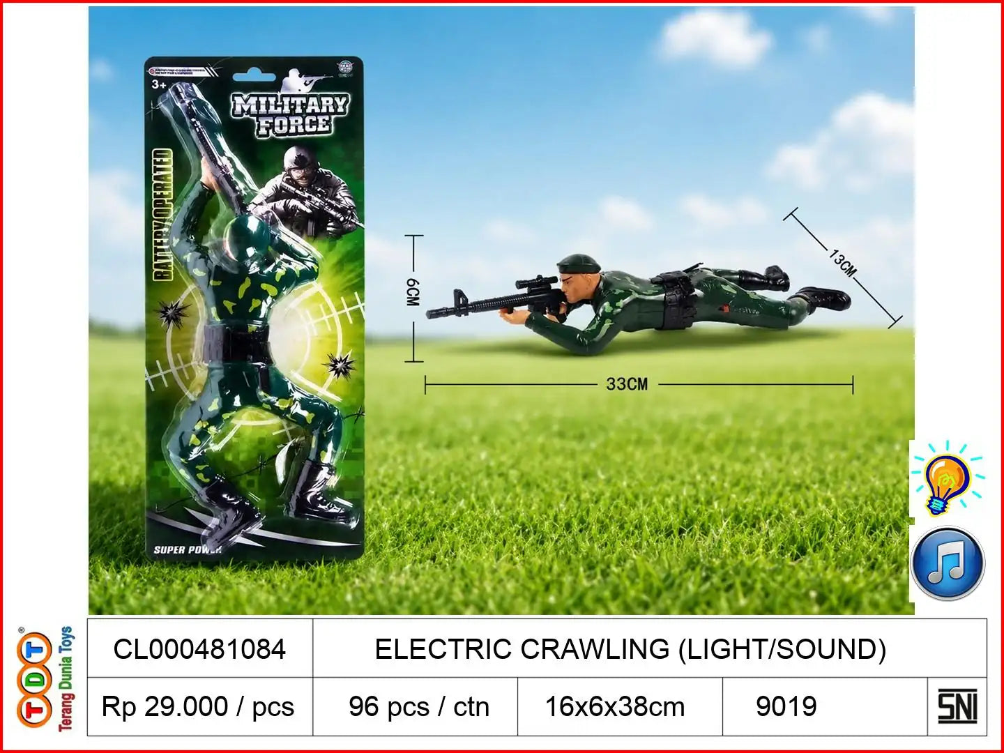 ELECTRIC CRAWLING (LIGHT/SOUND)