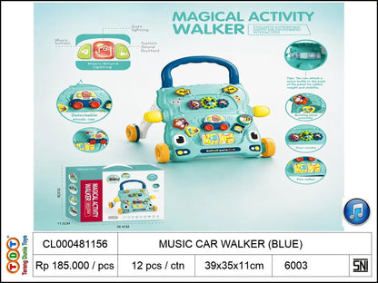 MUSIC CAR WALKER (BLUE)