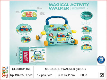 MUSIC CAR WALKER (BLUE)