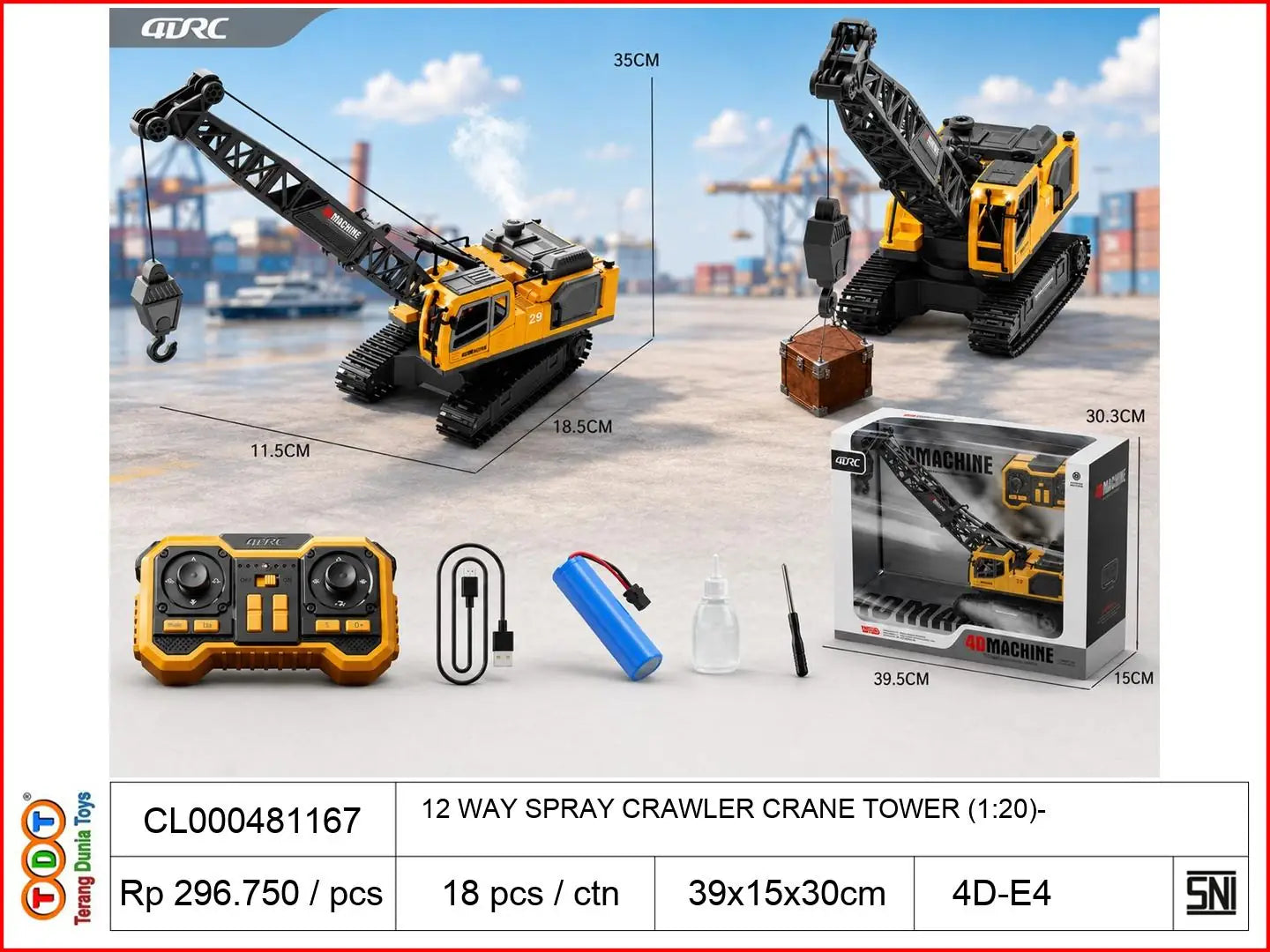 12 WAY SPRAY CRAWLER CRANE TOWER (1:20)