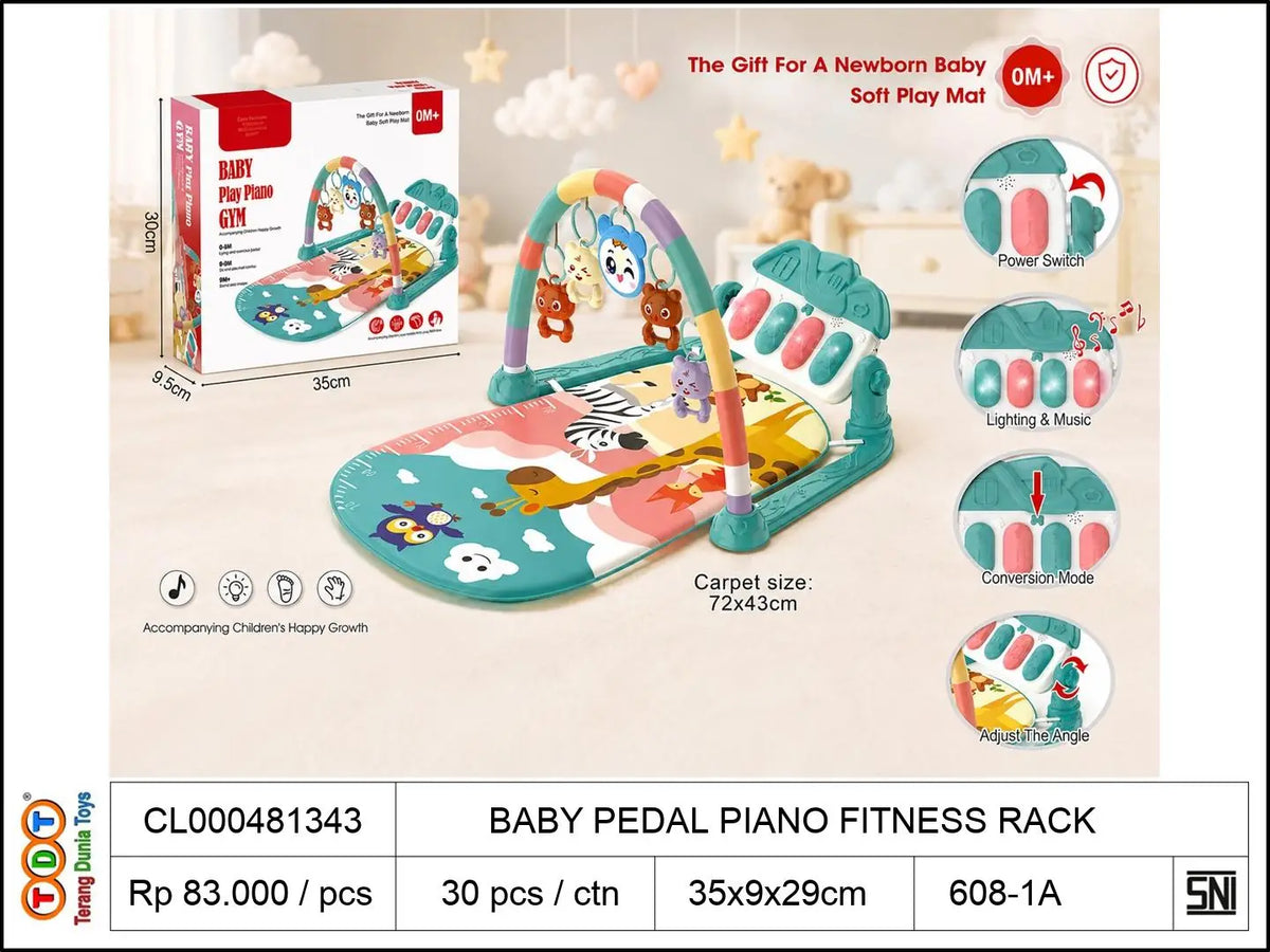 BABY PEDAL PIANO FITNESS RACK