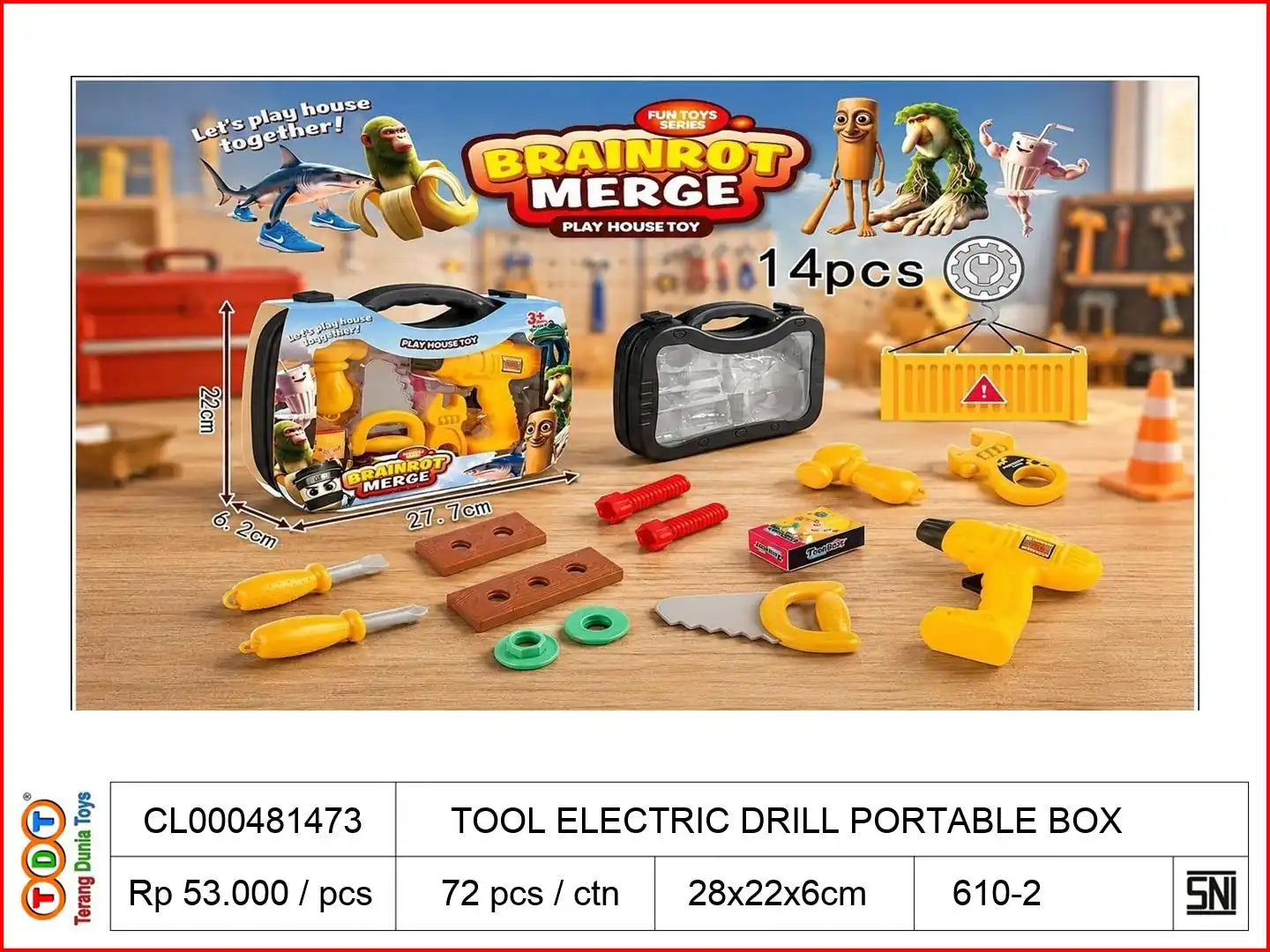 TOOL ELECTRIC DRILL PORTABLE BOX