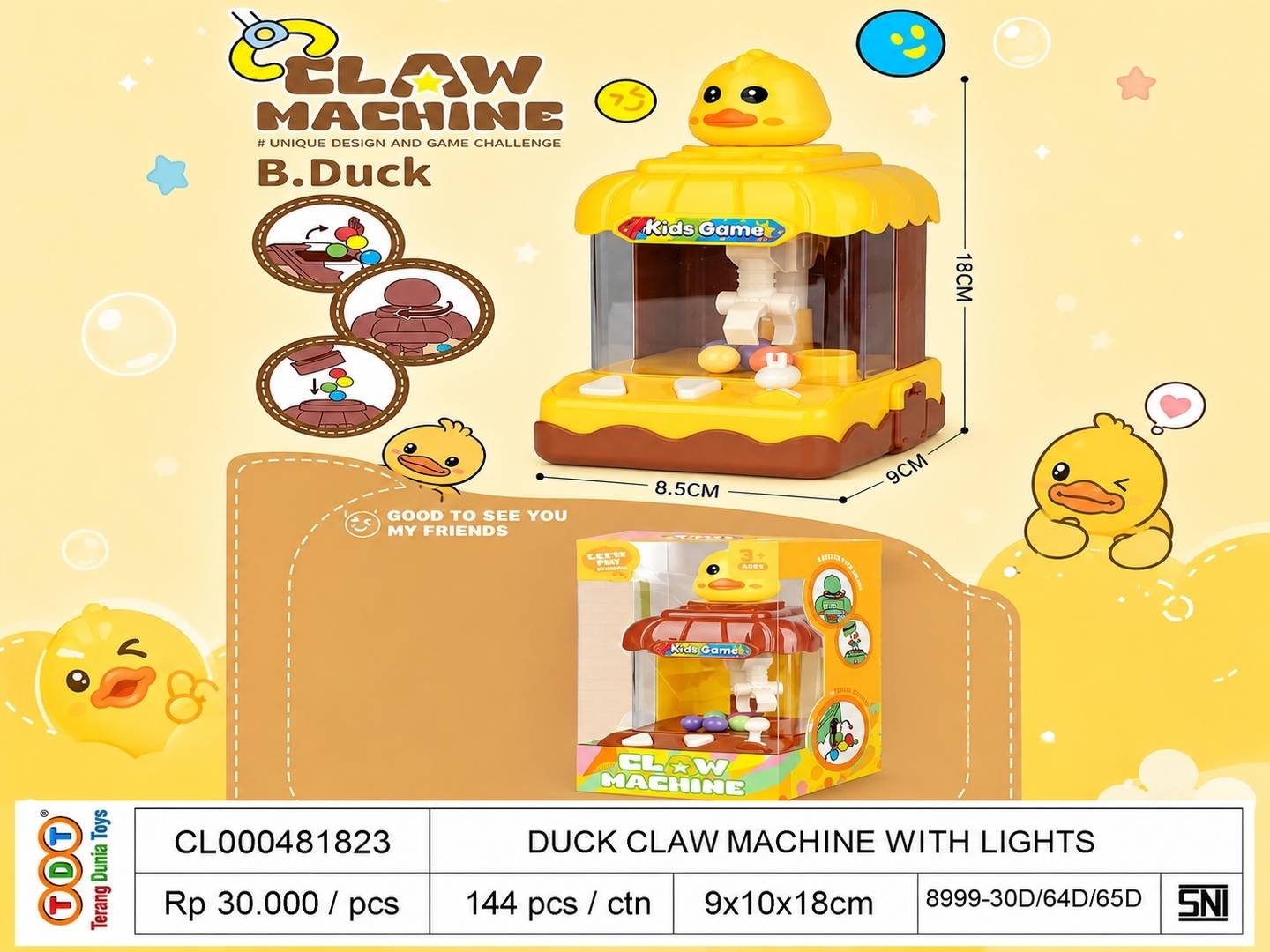 DUCK CLAW MACHINE WI