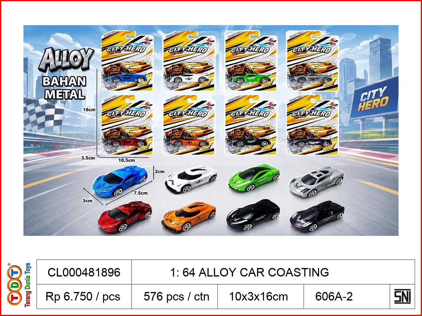 1: 64 ALLOY CAR COAS