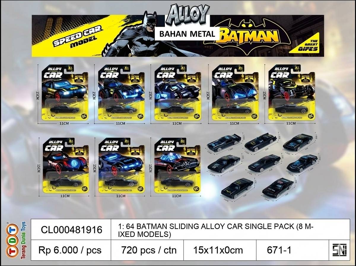 1: 64 BATMAN SLIDING