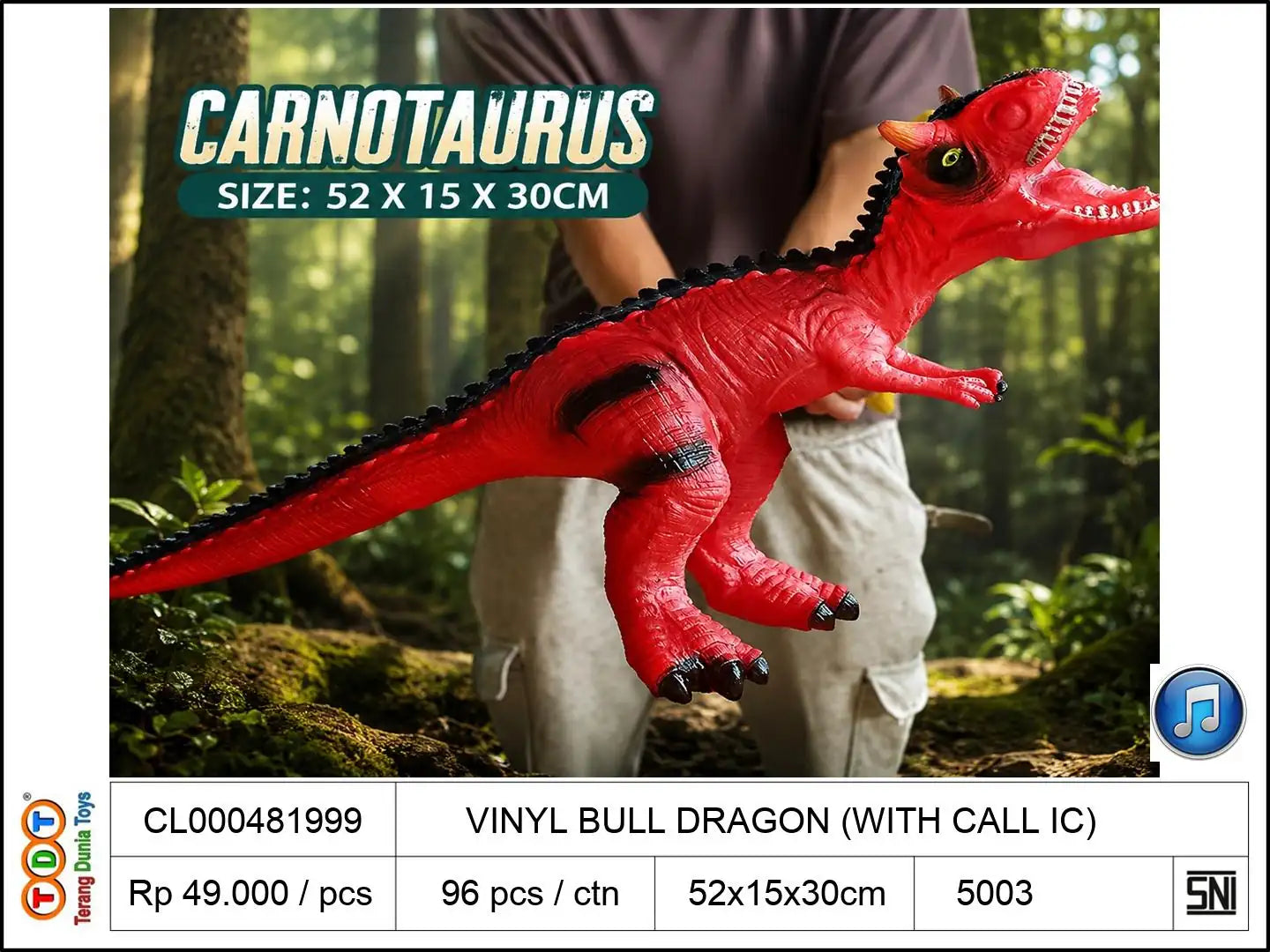 VINYL BULL DRAGON (WITH CALL IC)