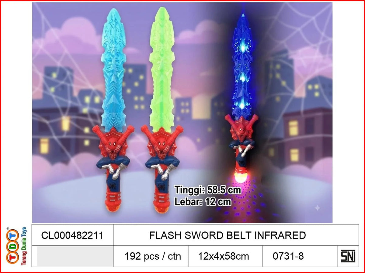 FLASH SWORD BELT INFRARED

TAGS : PLAYSET FLASH KNIFE SWORD PEDANG LAMPU LASER PEDANG CAHAYA KNIGHT WARRIOR TONGKAT SIHIR PRINCESS PUTRI CEWEK PEREMPUAN