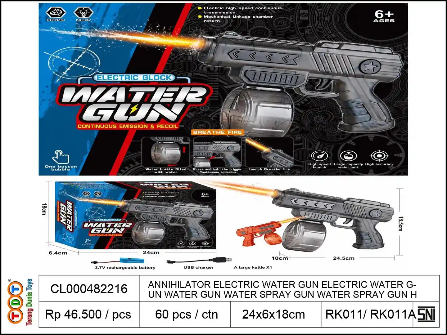 ANNIHILATOR ELECTRIC WATER GUN ELECTRIC WATER GUN WATER GUN WATER SPRAY GUN WATER SPRAY GUN HIGH PRESSURE WATER GUN TOY