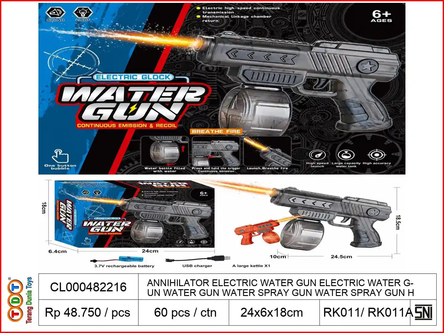 ANNIHILATOR ELECTRIC WATER GUN ELECTRIC WATER GUN WATER GUN WATER SPRAY GUN WATER SPRAY GUN HIGH PRESSURE WATER GUN TOY