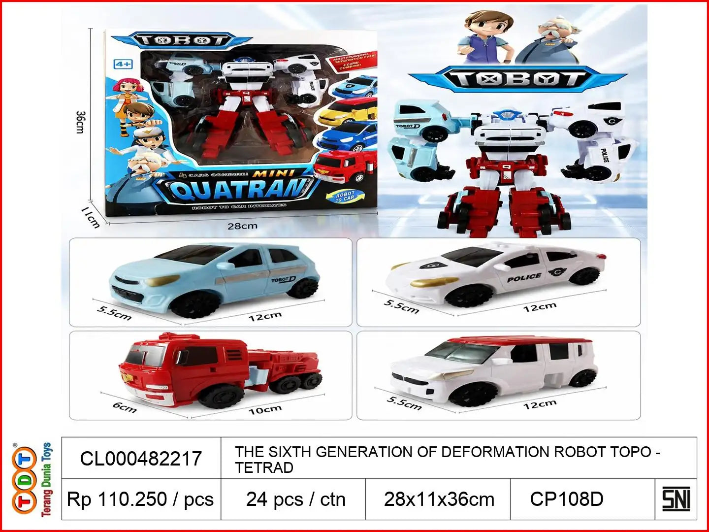 THE SIXTH GENERATION OF DEFORMATION ROBOT TOPO
TETRAD