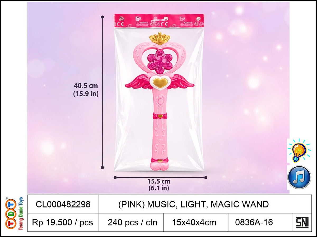 (PINK) MUSIC, LIGHT, MAGIC WAND