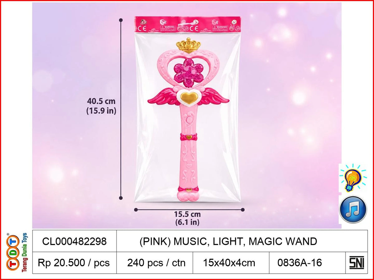 (PINK) MUSIC, LIGHT, MAGIC WAND