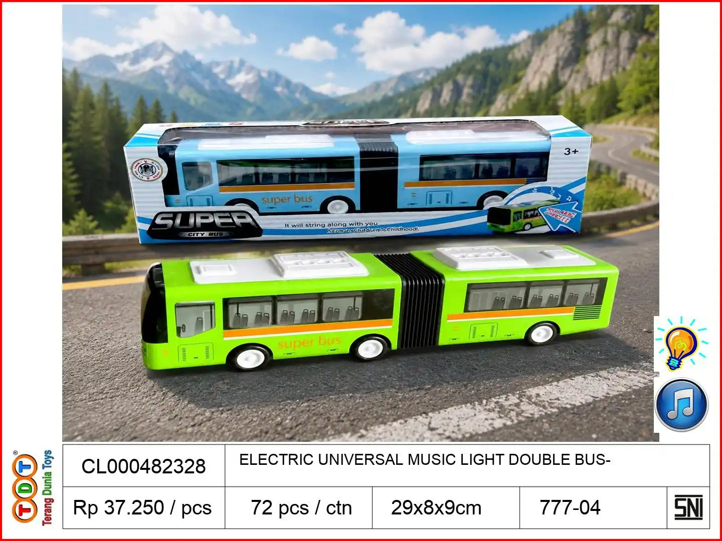 ELECTRIC UNIVERSAL MUSIC LIGHT DOUBLE BUS