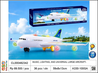 MUSIC, LIGHTING, AND UNIVERSAL LARGE AIRCRAFT