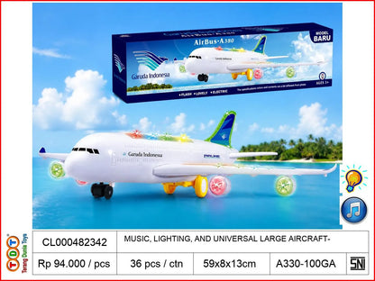 MUSIC, LIGHTING, AND UNIVERSAL LARGE AIRCRAFT