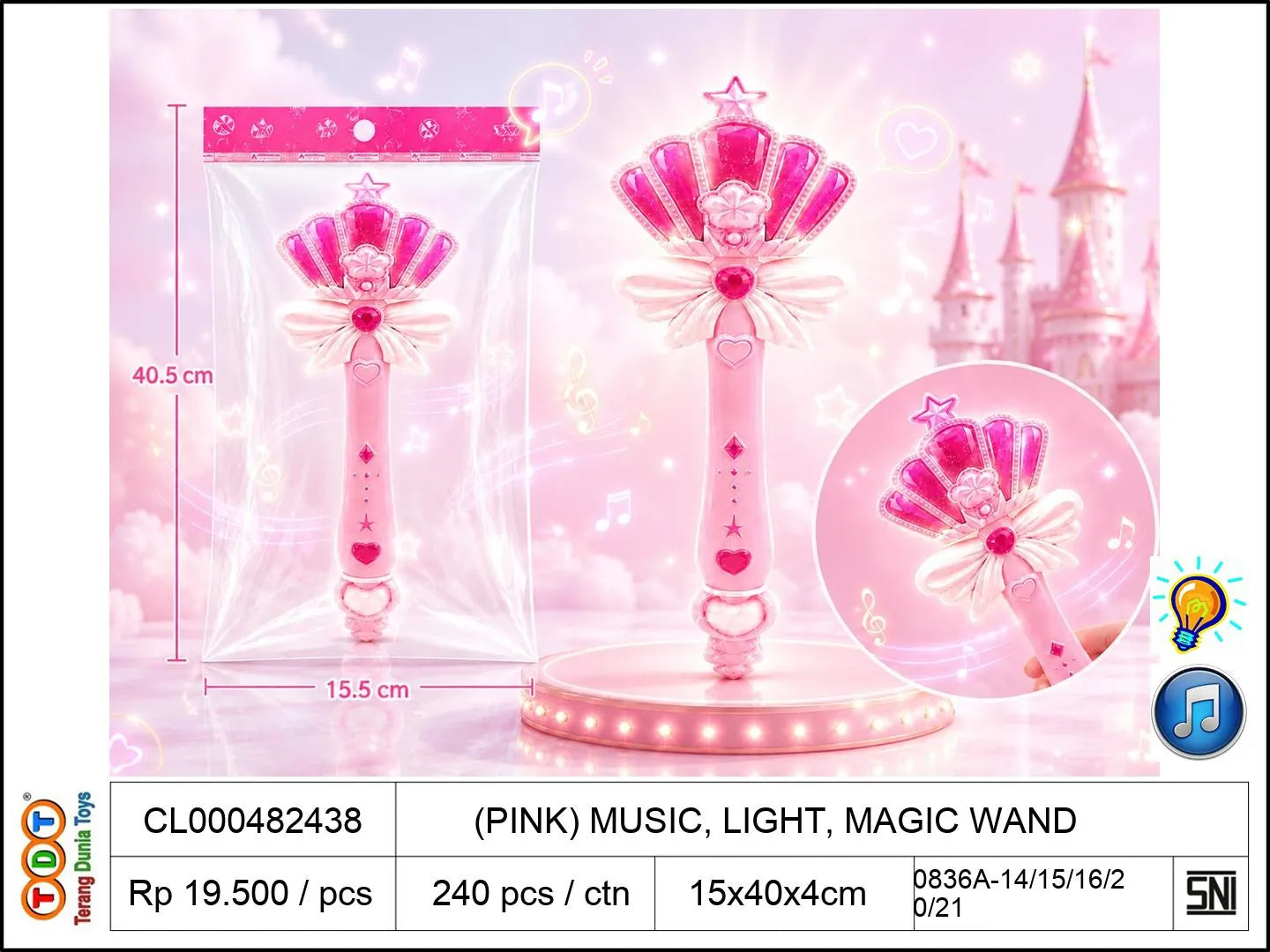(PINK) MUSIC, LIGHT, MAGIC WAND