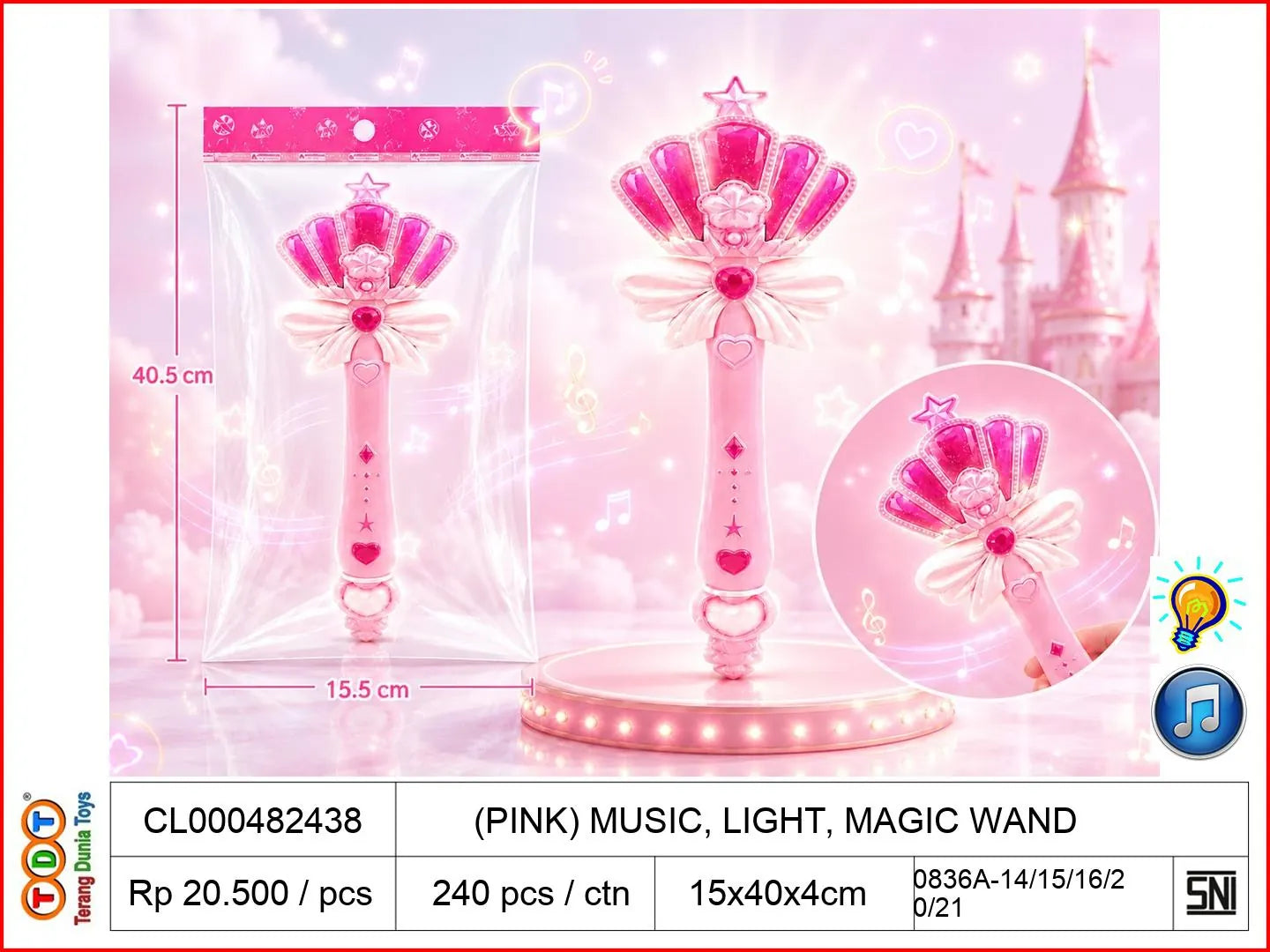 (PINK) MUSIC, LIGHT, MAGIC WAND
