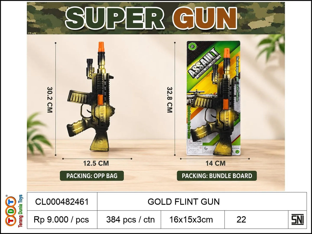 GOLD FLINT GUN