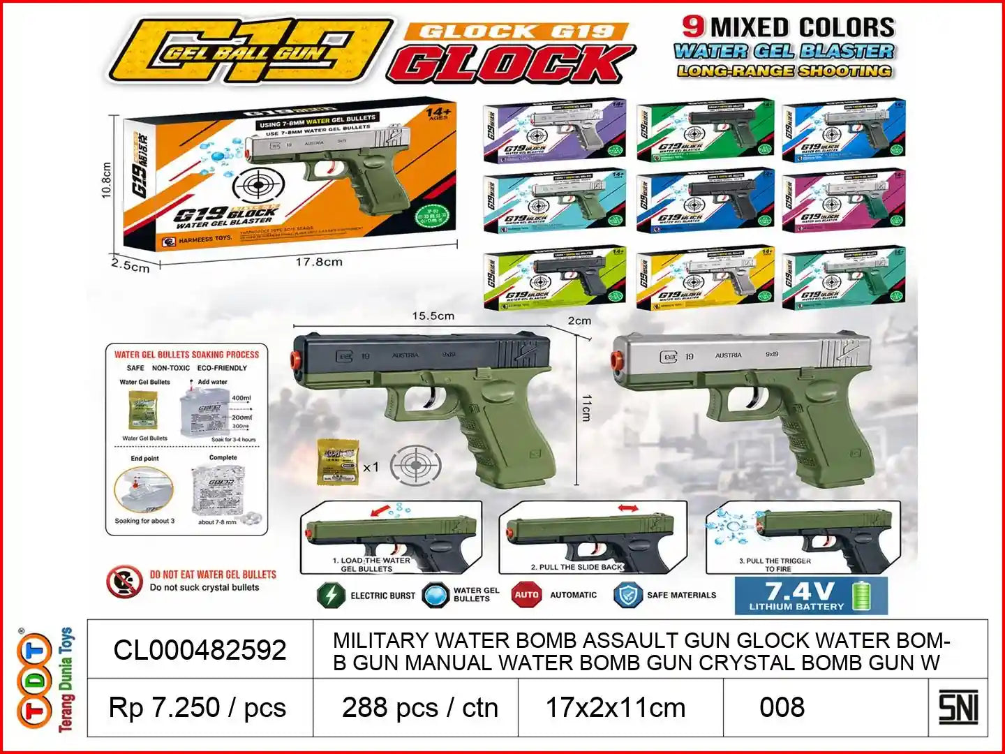 MILITARY WATER BOMB ASSAULT GUN GLOCK WATER BOMB GUN MANUAL WATER BOMB GUN CRYSTAL BOMB GUN WATER BOMB GUN PISTOL