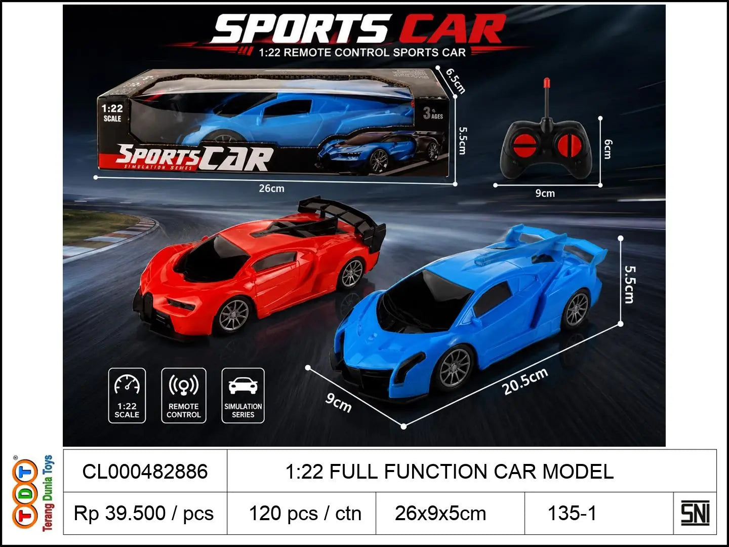 1:22 FULL FUNCTION CAR MODEL