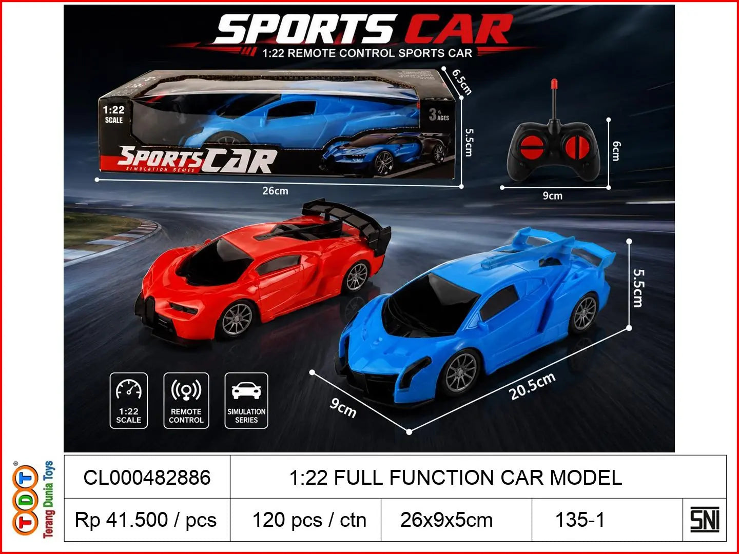 1:22 FULL FUNCTION CAR MODEL