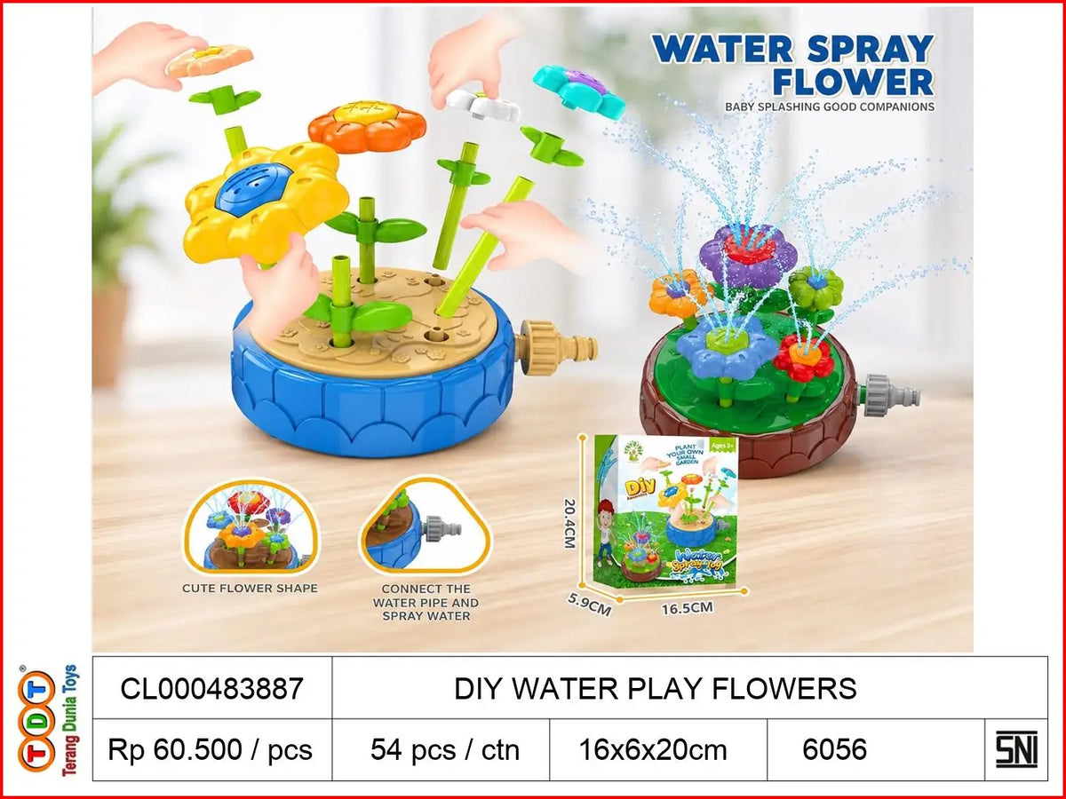 DIY WATER PLAY FLOWERS