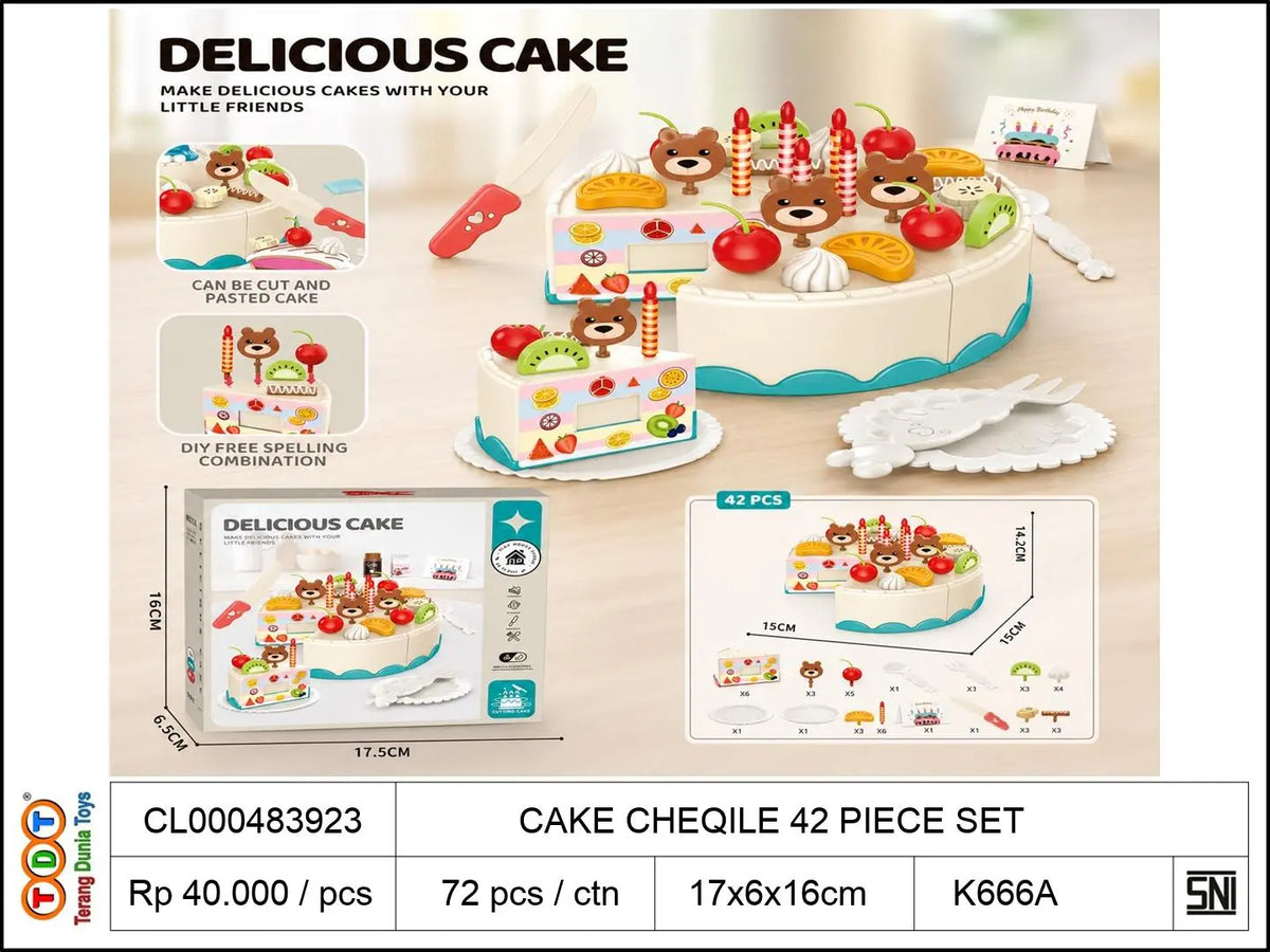 CAKE CHEQILE 42 PIECE SET