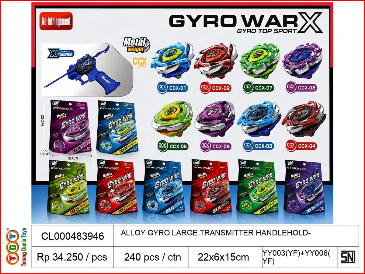 ALLOY GYRO LARGE TRANSMITTER HANDLEHOLD
