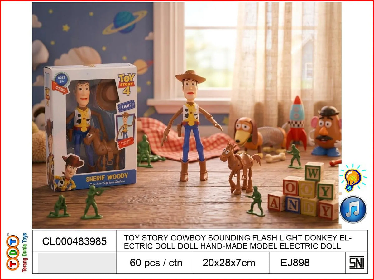 TOY STORY COWBOY SOUNDING FLASH LIGHT DONKEY ELECTRIC DOLL DOLL HAND-MADE MODEL ELECTRIC DOLL ORNAMENTS

TAGS : FIGUR FIGUR FIGURE ACTION KARAKTER SUPERHERO HERO AVENGERS MARVEL DC ANIME KARTUN PAJANGAN PATUNG DASHBOARD MOBIL KOLEKSI POSEABLE ARTIKULASI