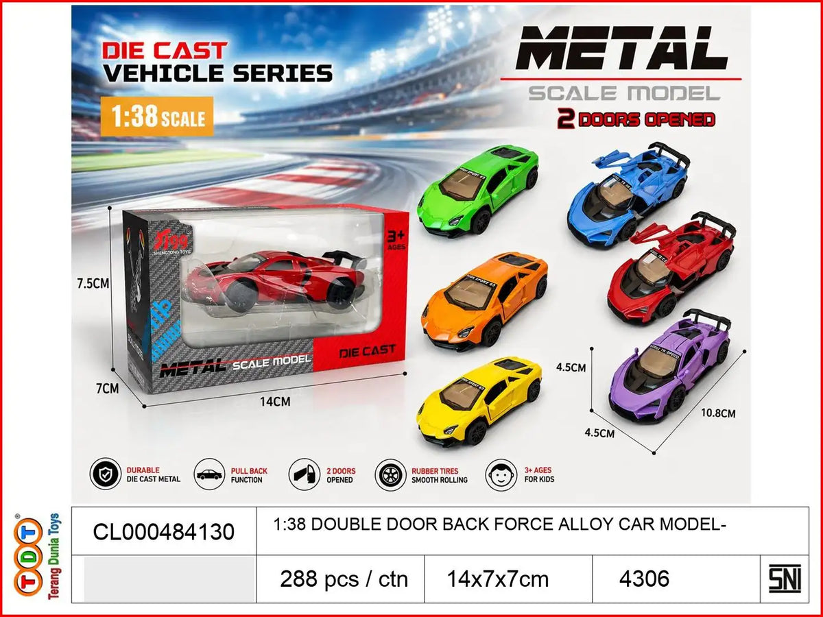 1:38 DOUBLE DOOR BACK FORCE ALLOY CAR MODEL

TAGS : KENDARAAN MAINAN MOBIL MOBILAN DIECAST METAL BESI ALLOY KOLEKSI MINIATUR PAJANGAN HOTWHEELS HOT WHEELS SKALA PINTU BUKA PULL BACK