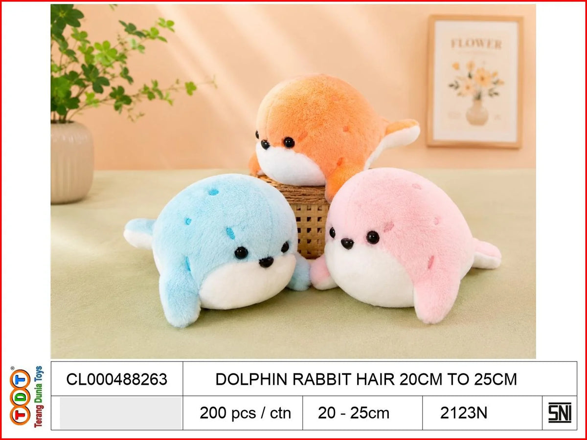 DOLPHIN RABBIT HAIR 20CM TO25CM

TAGS : BONEKA DOLL PLUSH PLUSHIE BANTAL KARAKTER FIGUR