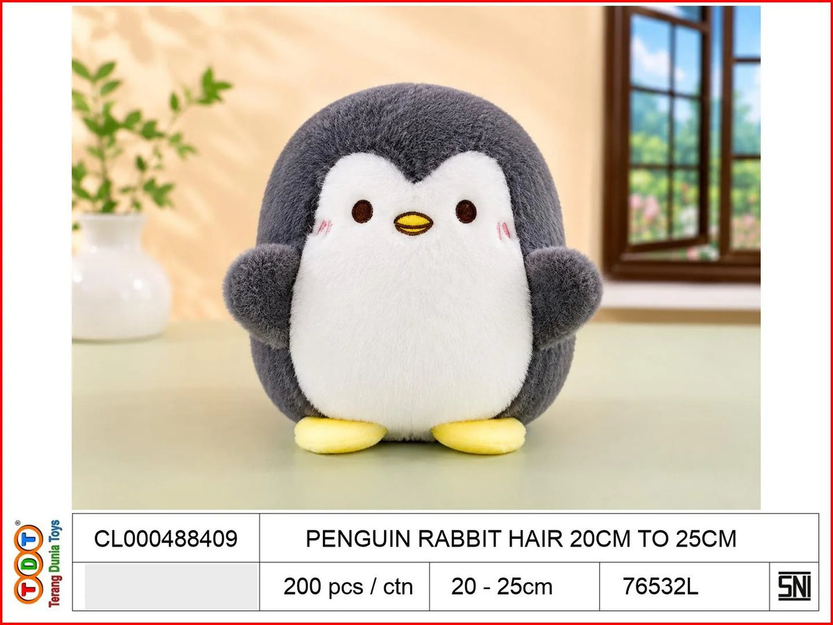 PENGUIN RABBIT HAIR 20CM TO25CM

TAGS : BONEKA DOLL PLUSH PLUSHIE BANTAL KARAKTER FIGUR