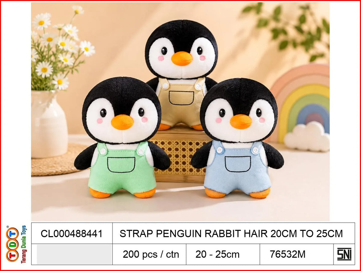 STRAP PENGUIN RABBIT HAIR 20CM TO25CM

TAGS : BONEKA DOLL PLUSH PLUSHIE BANTAL KARAKTER FIGUR