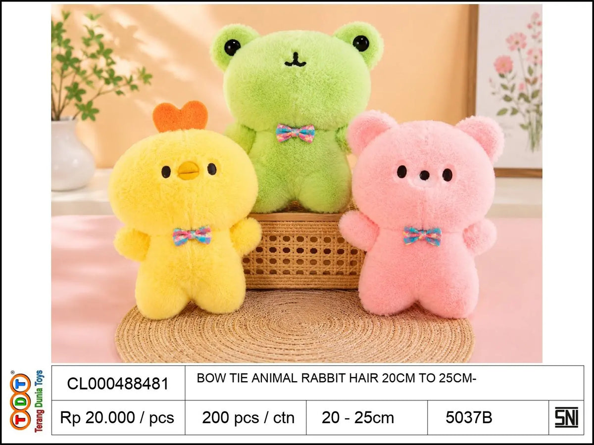 BOW TIE ANIMAL RABBIT HAIR 20CM TO25CM