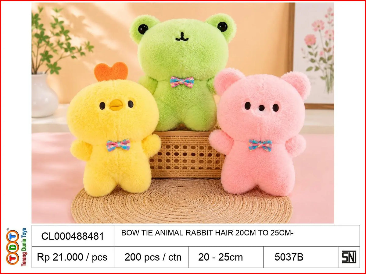 BOW TIE ANIMAL RABBIT HAIR 20CM TO25CM
