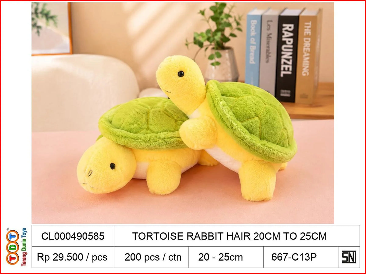 TORTOISE RABBIT HAIR 20CM TO25CM