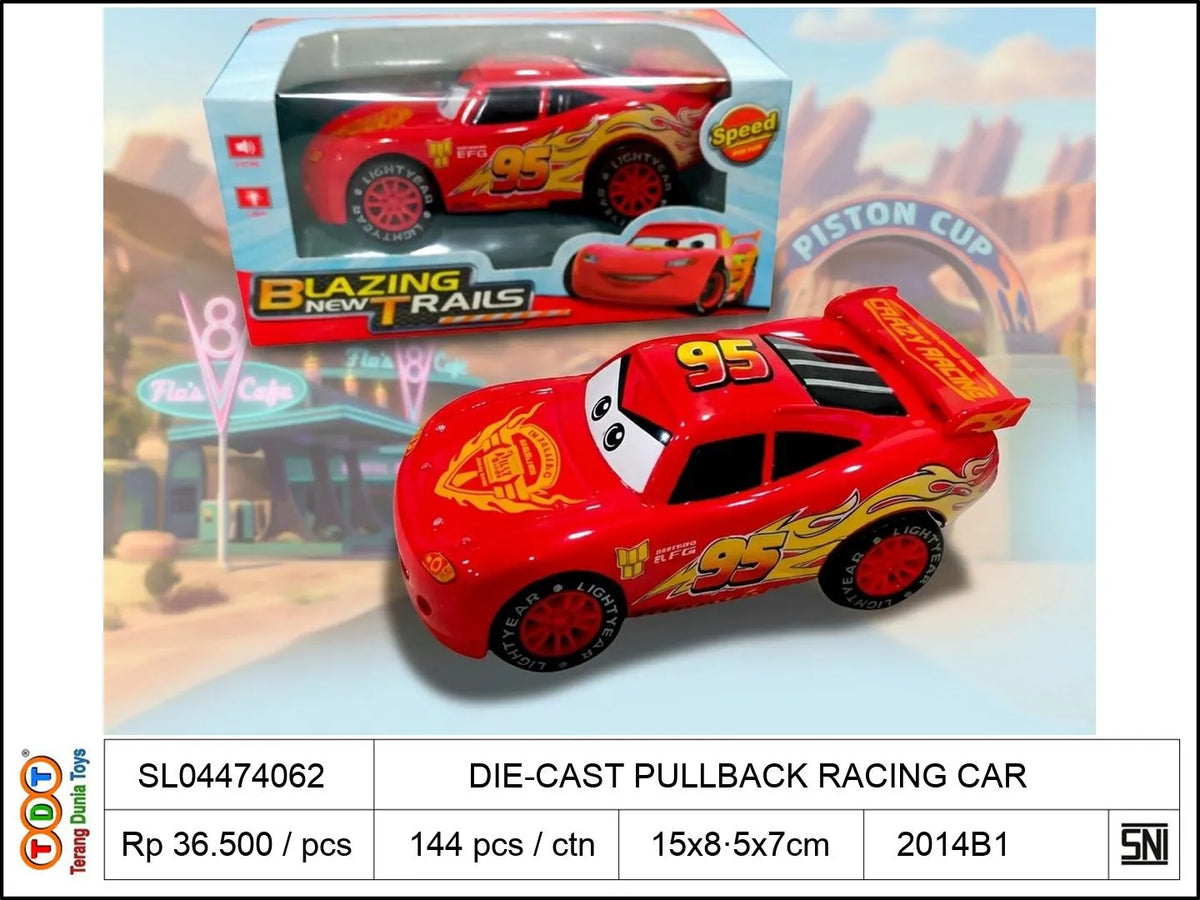 DIE-CAST PULLBACK RACING CAR